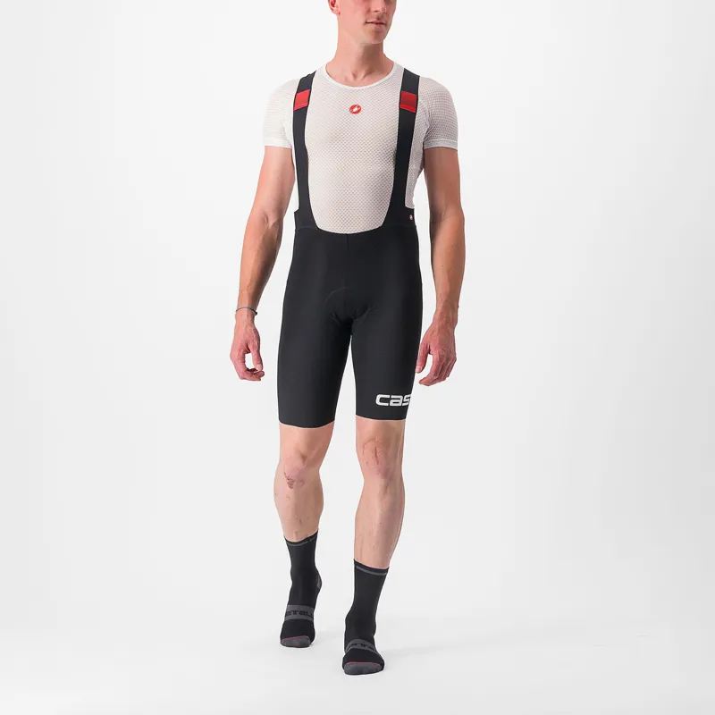 Castelli Premio Black Ltd Edition Bib Shorts in Black/White